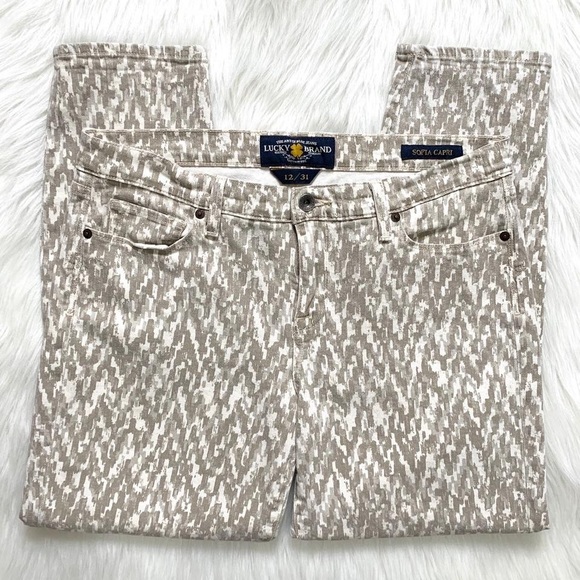 Lucky Brand Patterned Jeans - Picture 1 of 7